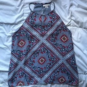 Patterned High Kneck Tank